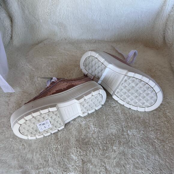 Skechers Girls Street Elevated Sneaker Rose Metallic Size 11.5 New In Box - Picture 4 of 6